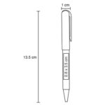 AL 19008 BOLIGRAFO AKRON  (GRIS / METAL/RUBBER) - Imagen 2