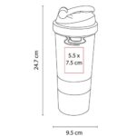 ANF 042 N - CILINDRO SHAKER MENAFRA NEGRO (NEGRO / PLASTICO) - Imagen 7