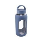 ANF 052 A - CILINDRO DE VIDRIO IDARA AZUL (AZUL / VIDRIO BOROSILICATO / SILICON / PLASTICO)