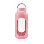 ANF 052 P - CILINDRO DE VIDRIO IDARA ROSA (ROSA / VIDRIO BOROSILICATO / SILICON / PLASTICO) - Imagen 2