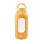 ANF 052 Y - CILINDRO DE VIDRIO IDARA AMARILLO (AMARILLO / VIDRIO BOROSILICATO / SILICON / PLASTICO) - Imagen 2
