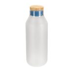 ANF 053 A - CILINDRO DE VIDRIO NEBBIA AZUL (AZUL / VIDRIO BOROSILICATO / BAMBU / SILICON)