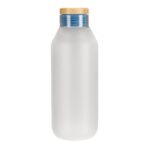 ANF 053 A - CILINDRO DE VIDRIO NEBBIA AZUL (AZUL / VIDRIO BOROSILICATO / BAMBU / SILICON) - Imagen 2