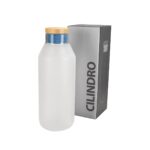 ANF 053 A - CILINDRO DE VIDRIO NEBBIA AZUL (AZUL / VIDRIO BOROSILICATO / BAMBU / SILICON) - Imagen 3