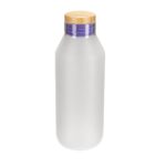 ANF 053 M - CILINDRO DE VIDRIO NEBBIA MORADO (MORADO / VIDRIO BOROSILICATO / BAMBU / SILICON)