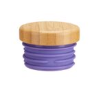 ANF 053 M - CILINDRO DE VIDRIO NEBBIA MORADO (MORADO / VIDRIO BOROSILICATO / BAMBU / SILICON) - Imagen 4