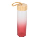 ANF 067 R - CILINDRO DE VIDRIO ISLA ROJO (ROJO / VIDRIO / BAMBU) - Imagen 3