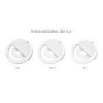 AST 005 B - ARO DE LUZ ASTRID (BLANCO / PLASTICO) - Imagen 4