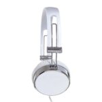 AUD 001 B - AUDÍFONOS MEGA BEAT (BLANCO / METAL / PLASTICO) - Imagen 3