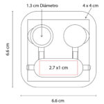 AUD 025 B - AUDÍFONOS ERFOUD (BLANCO / PLASTICO) - Imagen 6