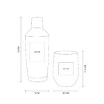 BAR 020 C - SET SHAKER SALÓN (CAFE / ACERO INOXIDABLE / CAJA KRAFT) - Imagen 9