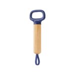 BAR 028 A - DESTAPADOR KAUPI AZUL (AZUL / BAMBU / ACERO INOXIDABLE / SILICON)