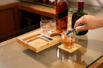 BAR 029 BE - SET DE BAR GLASGOW (BEIGE / BAMBU / VIDRIO / GRANITO / ACERO INOXIDABLE) - Imagen 5