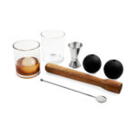 BAR 037 S - SET DE MIXOLOGÍA SOROA (PLATA / VIDRIO / ACERO INOXIDABLE / MADERA / RUBBER / CARTON) - Imagen 7