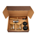 BAR 037 S - SET DE MIXOLOGÍA SOROA (PLATA / VIDRIO / ACERO INOXIDABLE / MADERA / RUBBER / CARTON) - Imagen 4