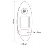 BAS 004 N - BÁSCULA TINY (NEGRO / PLASTICO) - Imagen 4