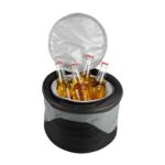 BBQ 002 - ASADOR CON HIELERA CAMPING (NEGRO / ACERO INOXIDABLE / POLIESTER) - Imagen 2
