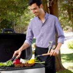 BBQ 010 - SET DE BBQ WAHIBA (NEGRO / ACERO INOXIDABLE Y MADERA CAUCHO UTENSILIOS / POLIESTER MALETIN) - Imagen 3