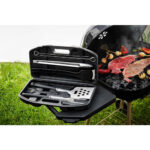 BBQ 012 N - SET DE BBQ NOGAL (NEGRO / ACERO INOXIDABLE Y PLASTICO UTENSILIOS / PLASTICO MALETIN) - Imagen 9
