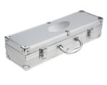 JGO DE BBQ C/ESTUCHE CROME BBQ017 PLATEADO (Accesorios: Acero Inoxidable // Estuche: Aluminio)