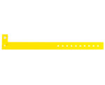 BRAZALETE PLASTIFICADO (PLANILLA 10 PZAS) BI5705 AMARILLO (Plástico)