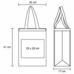 BL 005 BOLSA PACIFIC  (MORADO / NON WOVEN) - Imagen 2