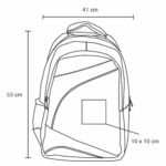 BL 012 MOCHILA KONFI  (ROJO / POLIÉSTER) - Imagen 2