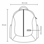 BL 049 MOCHILA CENTO  (NEGRO / POLIÉSTER) - Imagen 2