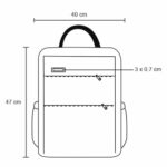 BL 051 MOCHILA SAGAN  (NEGRO / POLIÉSTER) - Imagen 2