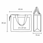 BL 065 BOLSA ZIPPER  (UNICO / YUTE) - Imagen 2