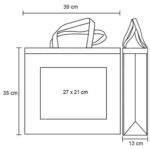 BL 068 BOLSA ECO  (VERDE CLARO / NON WOVEN) - Imagen 2