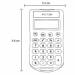 CA 001 CALCULADORA TEXAS  (GRIS / PLÁSTICO) - Imagen 2