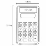 CA 004 CALCULADORA SAM  (BLANCO / PLÁSTICO) - Imagen 2
