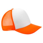 CAP 004 ON - GORRA TRUCKER NARANJA NEON (NARANJA NEON / POLIESTER / RED DE POLIPROPILENO)