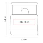 CEL 004 B - SOPORTE SNOW (BLANCO / PLASTICO) - Imagen 4