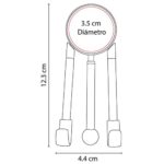 CEL 027 B - SOPORTE SEGINUS BLANCO (BLANCO / PLASTICO / METAL) - Imagen 7