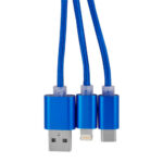 CEL 039 A - CABLE JENIFRA AZUL (AZUL METALICO / ALUMINIO / PLASTICO) - Imagen 2