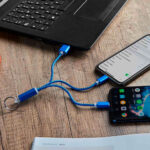 CEL 039 A - CABLE JENIFRA AZUL (AZUL METALICO / ALUMINIO / PLASTICO) - Imagen 3