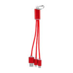 CEL 039 R - CABLE JENIFRA ROJO (ROJO METALICO / ALUMINIO / PLASTICO)