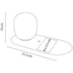 CEL 056 B - CARGADOR INALÁMBRICO EMUNA (BLANCO / PLASTICO) - Imagen 3