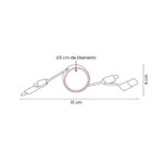 CEL 058 N - CABLE BOLTA (NEGRO / PLASTICO / BAMBU) - Imagen 6