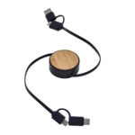 CEL 058 N - CABLE BOLTA (NEGRO / PLASTICO / BAMBU) - Imagen 5