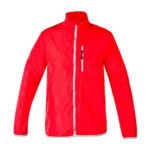 CHM 015 R-L - CHAMARRA DEPORTIVA LIGERA YEOSU ROJO T/G (ROJO / POLIESTER)