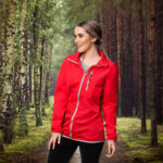 CHM 015 R-M - CHAMARRA DEPORTIVA LIGERA YEOSU ROJO T/M (ROJO / POLIESTER) - Imagen 2