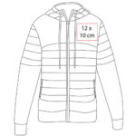 CHM 016 GN-S - CHAMARRA DURNSTEIN GRIS Y NEGRO TALLA CH (GRIS / POLIESTER) - Imagen 2