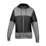 CHM 016 GN-S - CHAMARRA DURNSTEIN GRIS Y NEGRO TALLA CH (GRIS / POLIESTER)