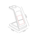 CRG 047 N - MULTICARGADOR INALÁMBRICO VÁLI (NEGRO / PLASTICO) - Imagen 4