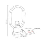 CRG 051 N - CARGADOR CON LÁMPARA VALOA (NEGRO / PLASTICO) - Imagen 3
