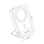 CRG 058 B - POWER BANK CARIKO (BLANCO / PLASTICO / RUBBER) - Imagen 8