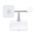 CRG 061 B - MULTICARGADOR INALÁMBRICO AYRTON BLANCO (BLANCO / PLASTICO / METAL) - Imagen 2